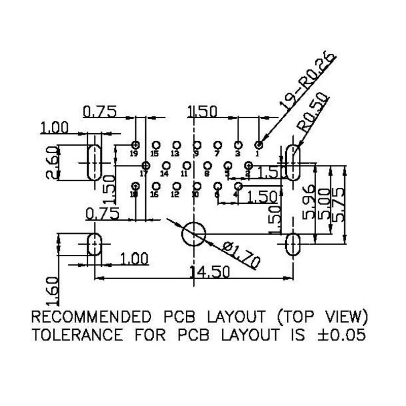HD-MI socket display high-definition interface Displayport mini 19 Pin female smt pcb D-Sub/DVI/HDMI connector HDMI connector