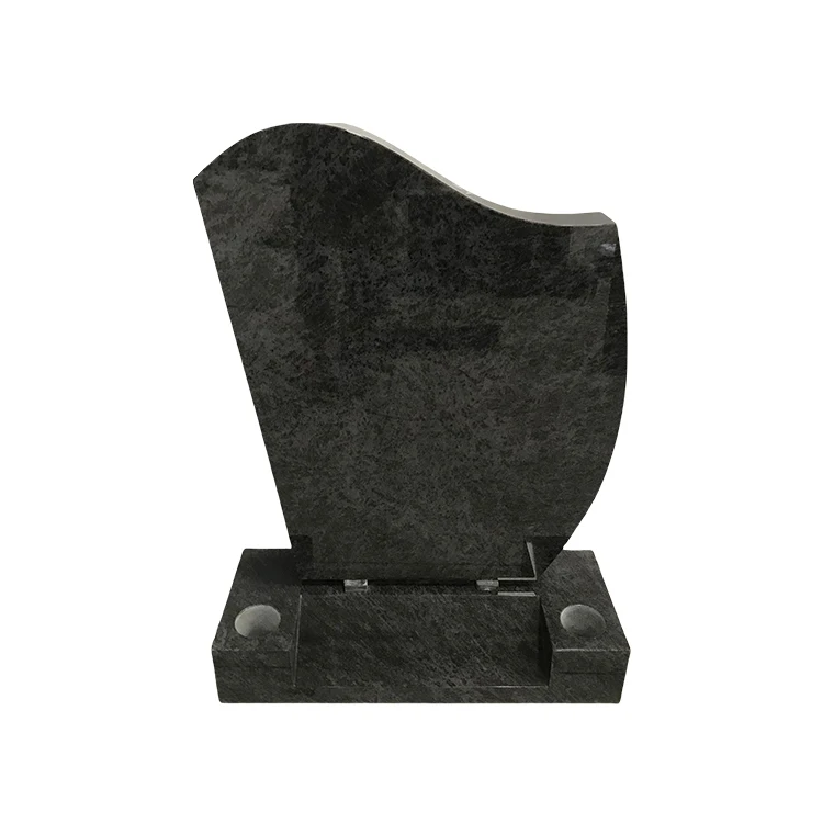 China Headstone Black Granite Grave Stone Cemetery Tombstones And Monuments Gravestone With Factory Price