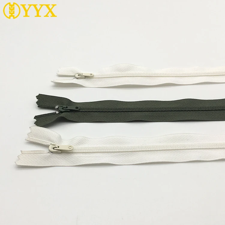 3# double bone nylon zipper zip close end pants zipper