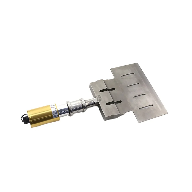 Горячая продажа 40 кГц 300 мм ультразвуковой резак для резки пирожных лезвие ультразвуковой гильотина для резки пищевых продуктов