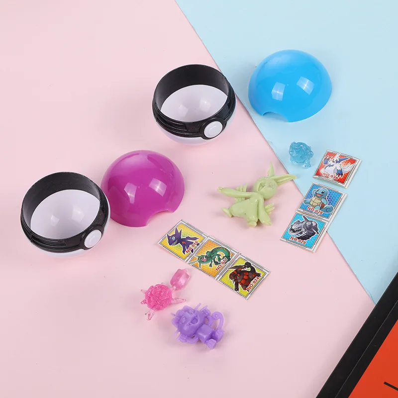 Wholesale Capsule Toys 5 cm Plastic Pokemon Ball With Pokemon Figure Toy