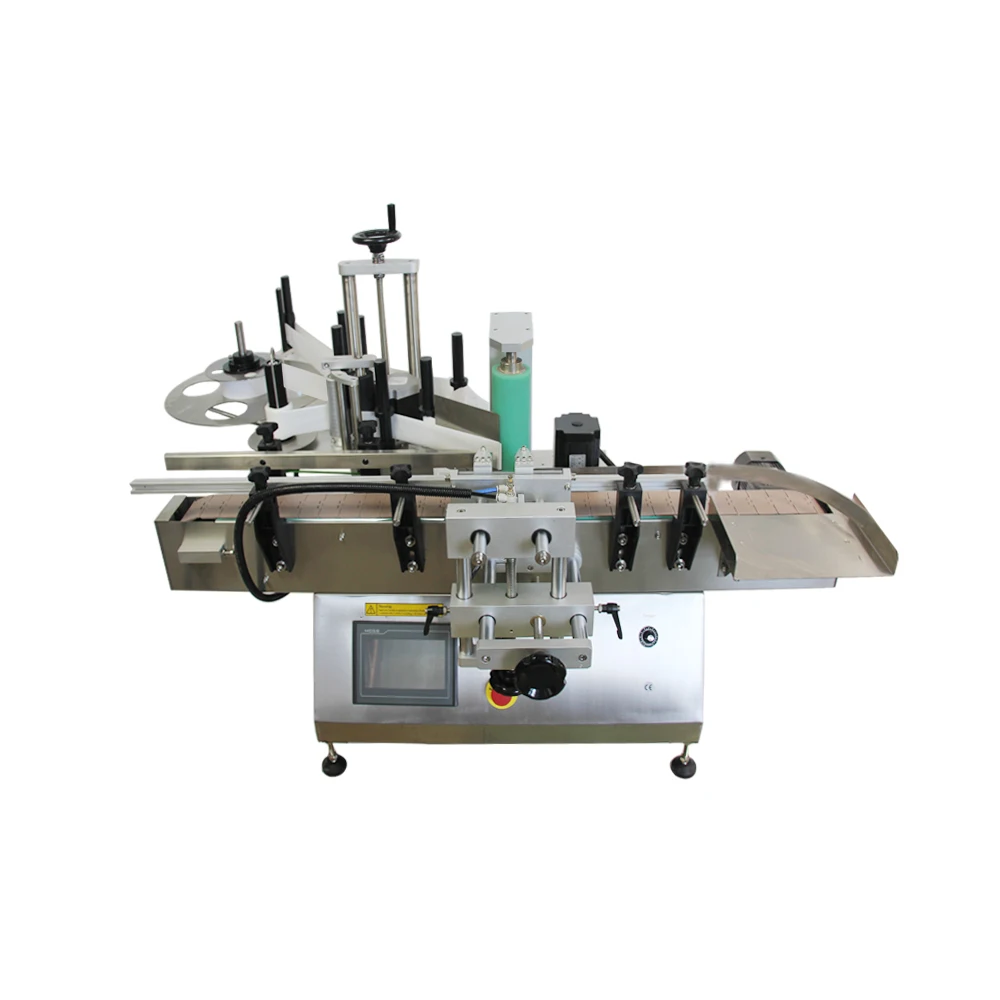 MT-180 Home Use Automatic Rotary Labeling Machine Food Apparel New Improved PLC Engine Pump Beverage Metal Bottles Glass/Paper