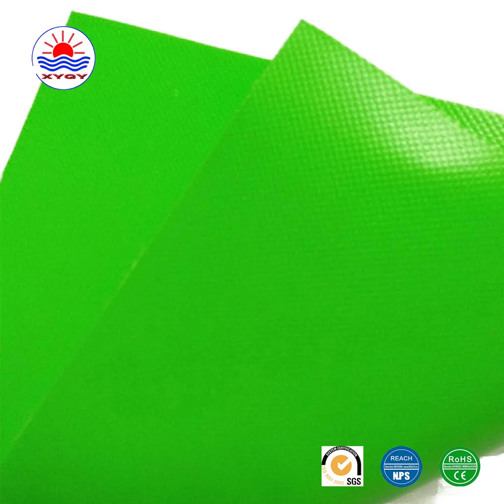 PVDF PVC Coated Tarpaulin Fabric for Inflatable Boat Anti-Static Feature