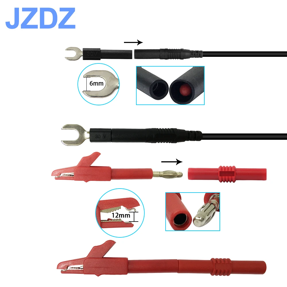 JZDZ J8040 Multimeter accessory kit Automotive diagnostic test cable tool set
