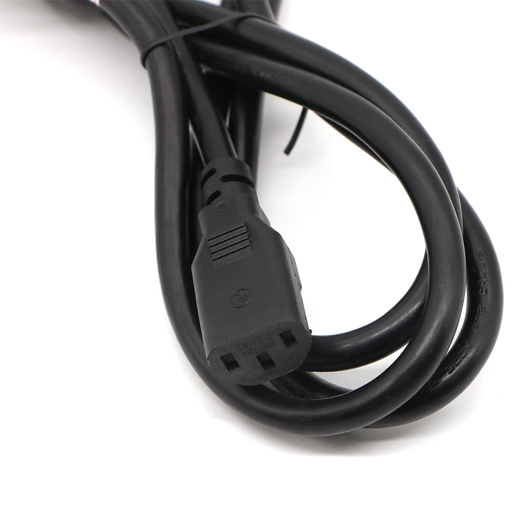 Dongguan Guangying EU UK Italy type 110V/220V PC Power Supply Cable for Laptop/Desktop Computer
