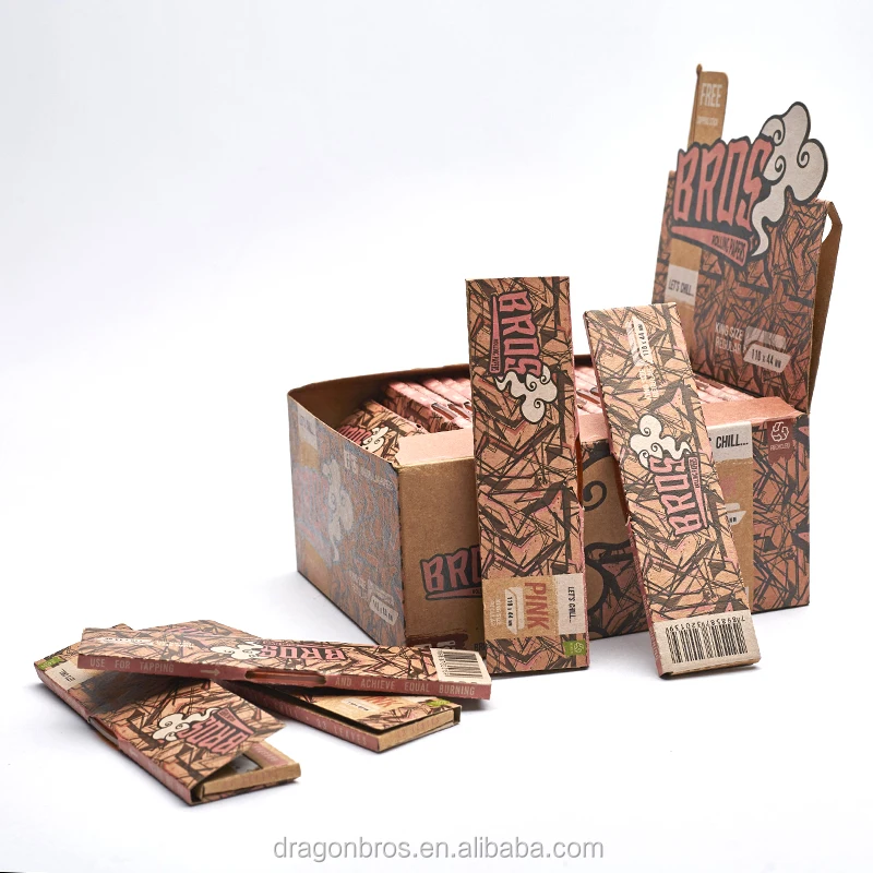 
Classical Ture Hemp Rolling Paper Smoking Custom Your Own Logo 