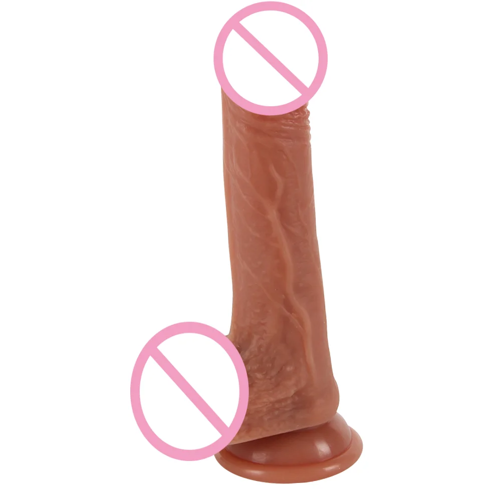 Silicone Realistic Dildos Strong Suction Cup G Spot Lifelike Penis Artificial Big Cock