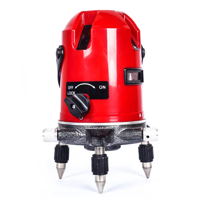 Высококачественный и стабильный лазерный уровень 360 градусов самонивелирующийся крестообразный лазерный уровень красный или зеленый с треногой