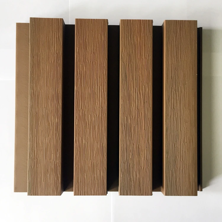 Natural wood appearance Co-extrusion Exterior WPC wall cladding at 219 mm x 26 mm