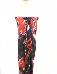 New design beachwear Hawaii printed 100% rayon women shawl beach sarong