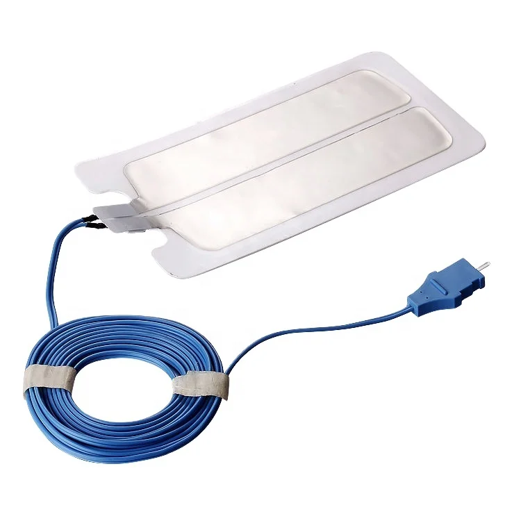 Disposable neutral electrode plate adhesive ESU grounding pad neutral electrode return plate with cable