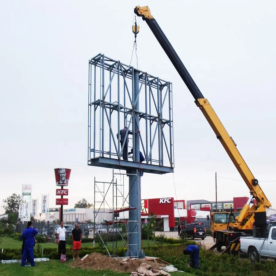 
double sided panel led electronic billboard fabrication of China/billboard poster manufacturer 