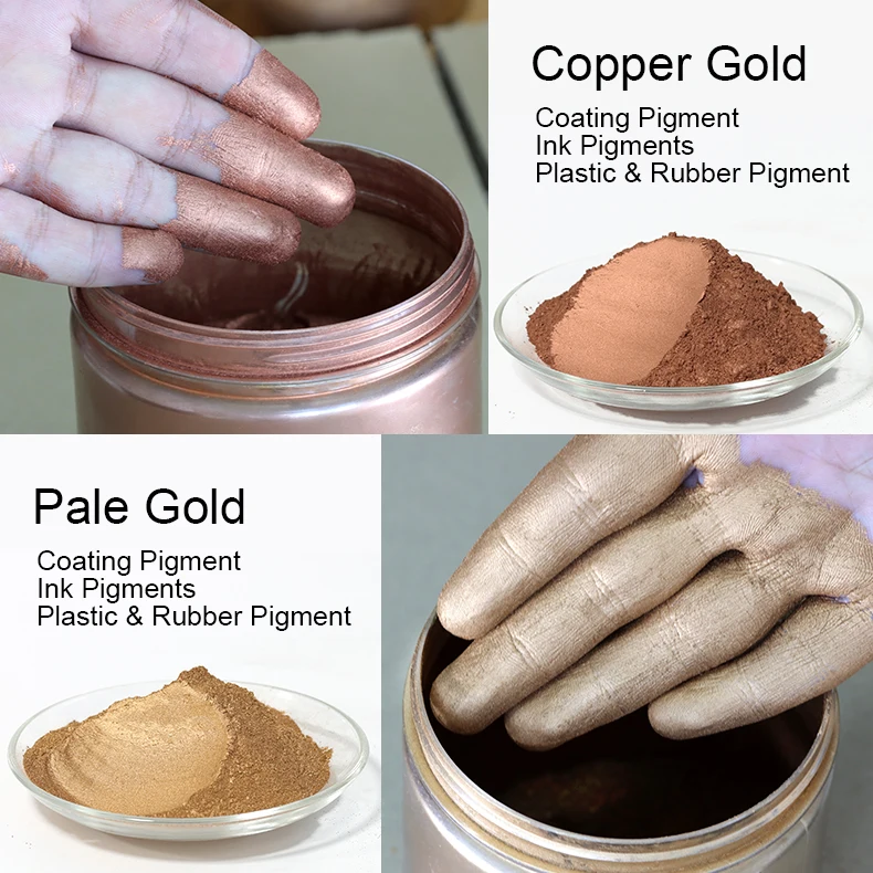 High Quality Copper Powder Price Strong Metallic Feeling Rich Pale Gold Bronze Powder For Paints