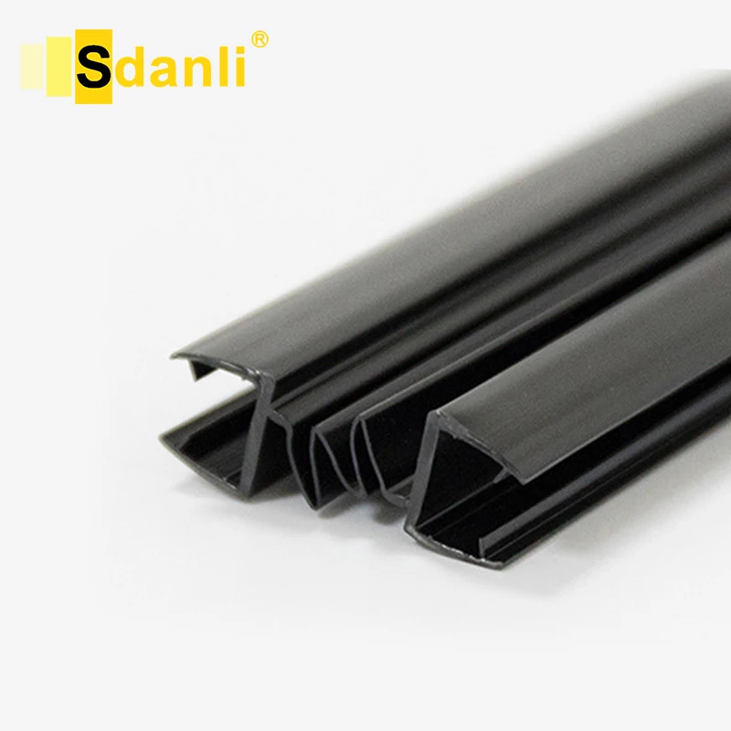 waterproof translucent plastic pvc seal strip door waterproof plastic pvc sealing tape for shower door