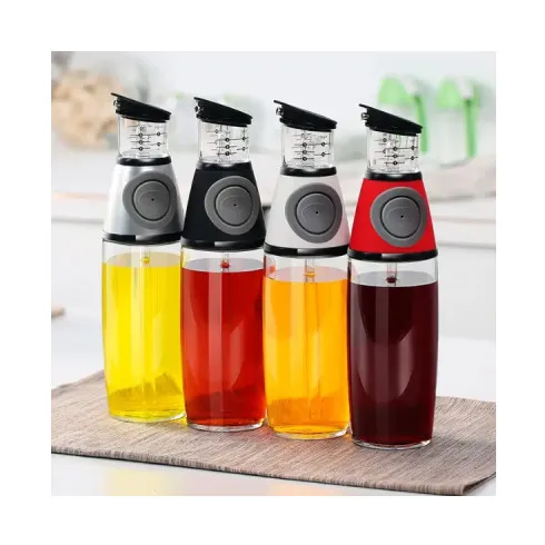 Hot Sale 500ML Glass Pressure Kitchen Automatic Measuring Cooking Dispenser Olive Oil Dispenser
