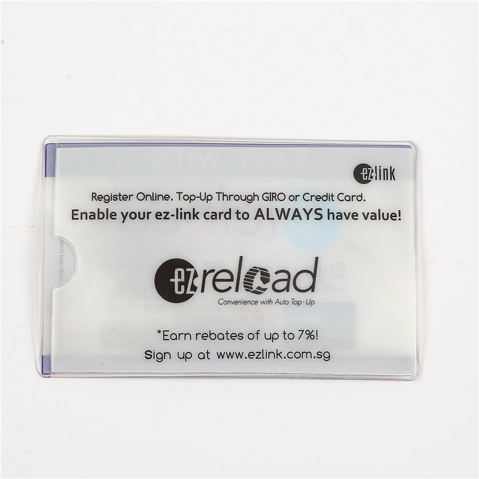 Customized Logo Soft PVC Plastic Oyster Card Holder Vinyl Folding ID Bank Card Holder