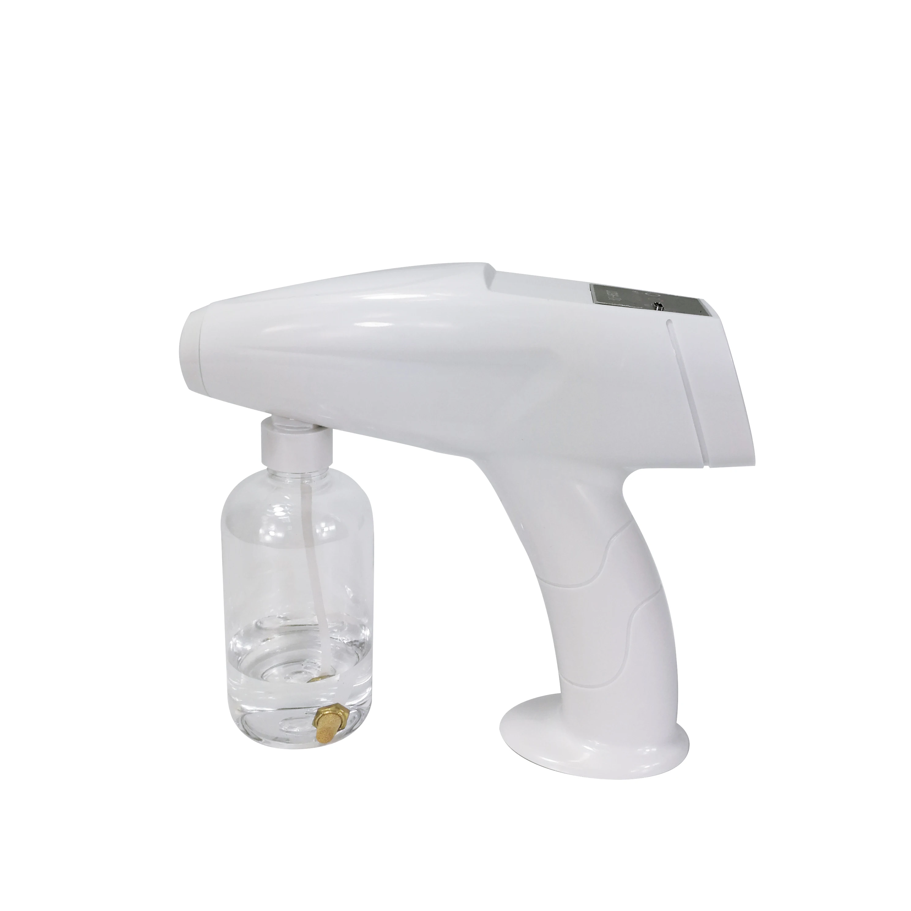 Blue light wireless atomizing gun   USB charging   Touch screen switch