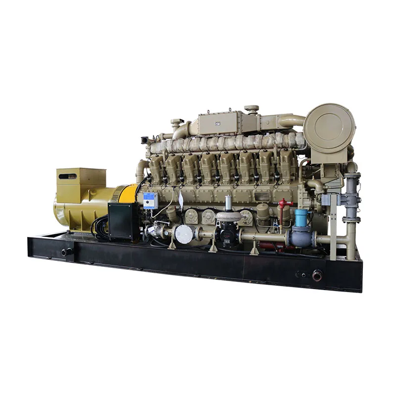 Высокое качество Чистая энергия 1250kva 16 цилиндров генераторная установка работает на метане