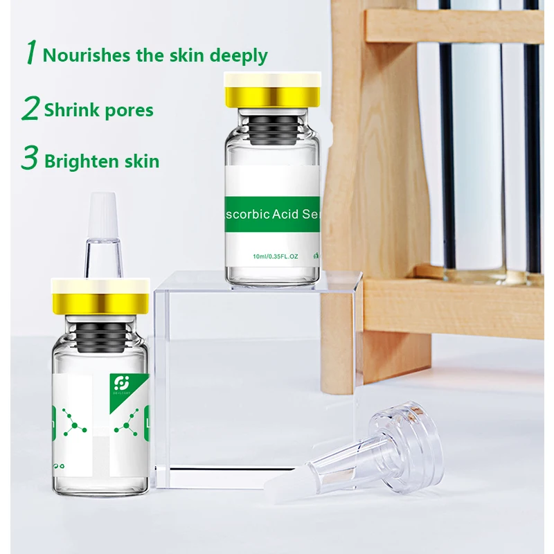 Private Label Moisturizing Whitening Treatment Vitamin C Derma Roller Serum for Micro Needle