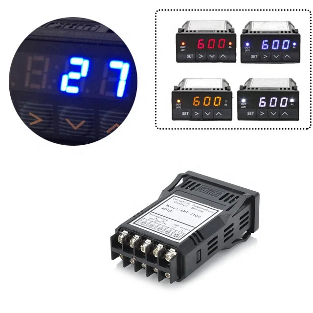XMT-7200 48*24 мм программируемый цифровой ПИД-регулятор температуры со встроенным 5A твердотельные реле