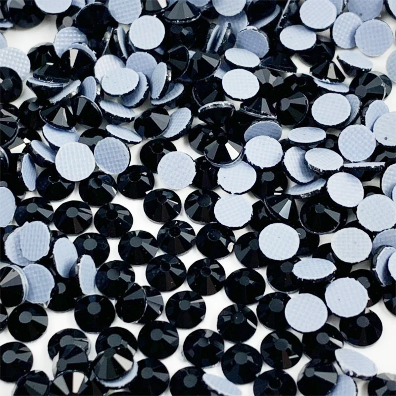 Wholesale Glass Iron On Rhinestone Crystal Heat Transfer Washable Back Bulk Hotfix Rhinestones