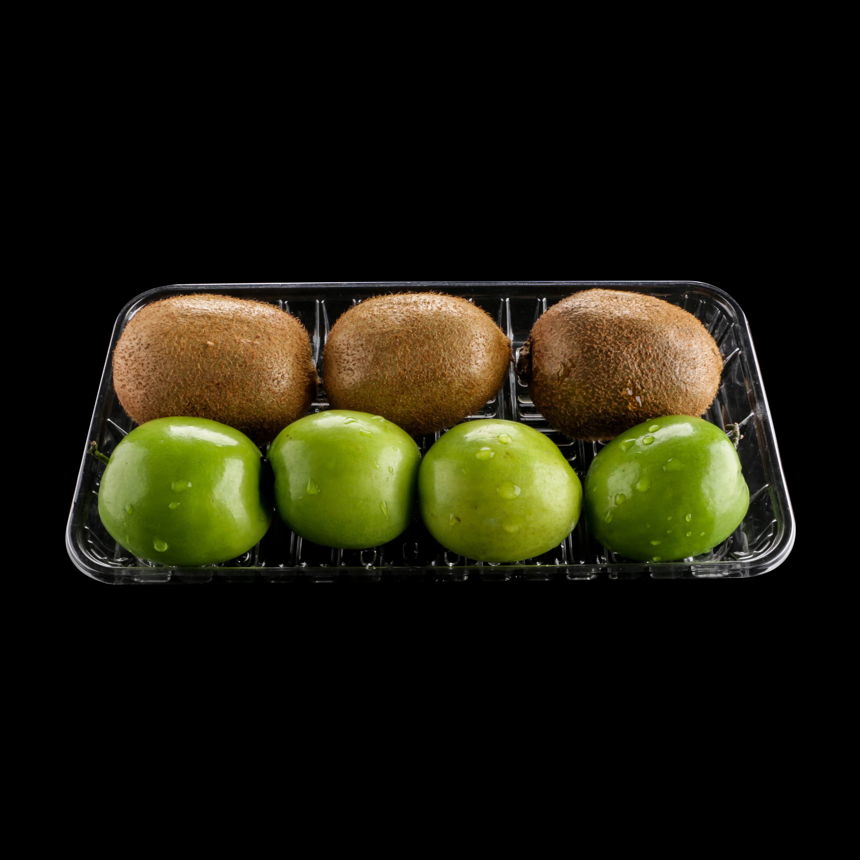 plastic disposable food boxes clear PET fruit containers take out food plastic box packaging