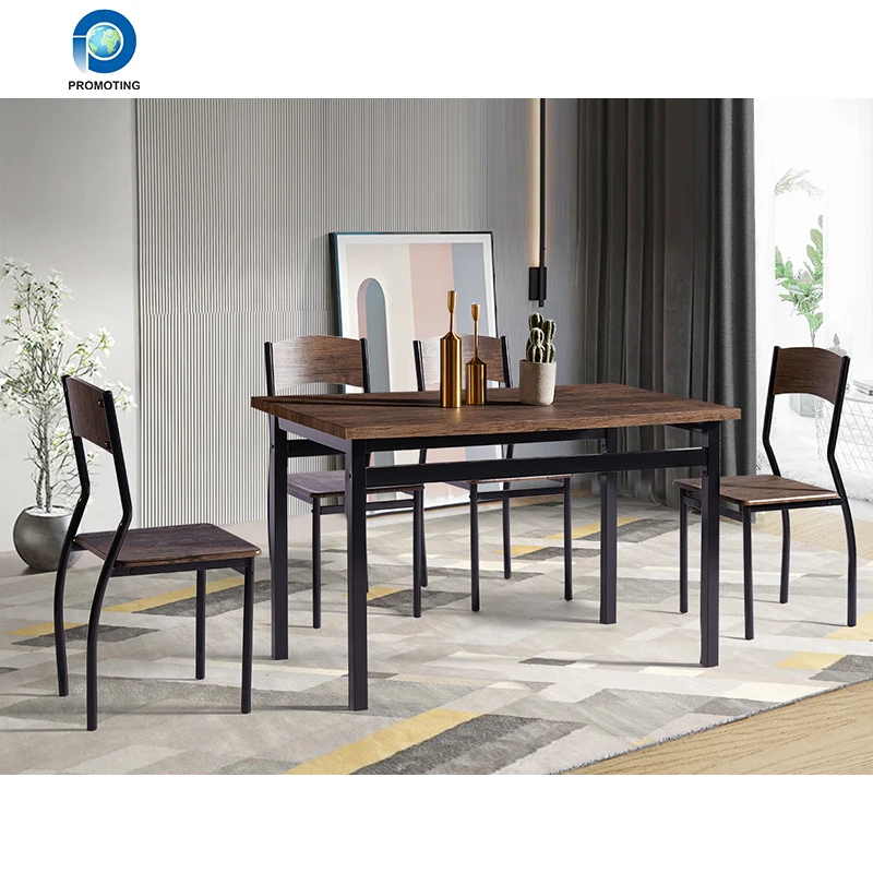 New design modern dining table set luxury wooden tables and chair sets dining room