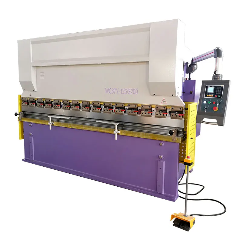 hydraulic press brake machine WC67Y-125/3200 hydraulic press for metal sheet processing