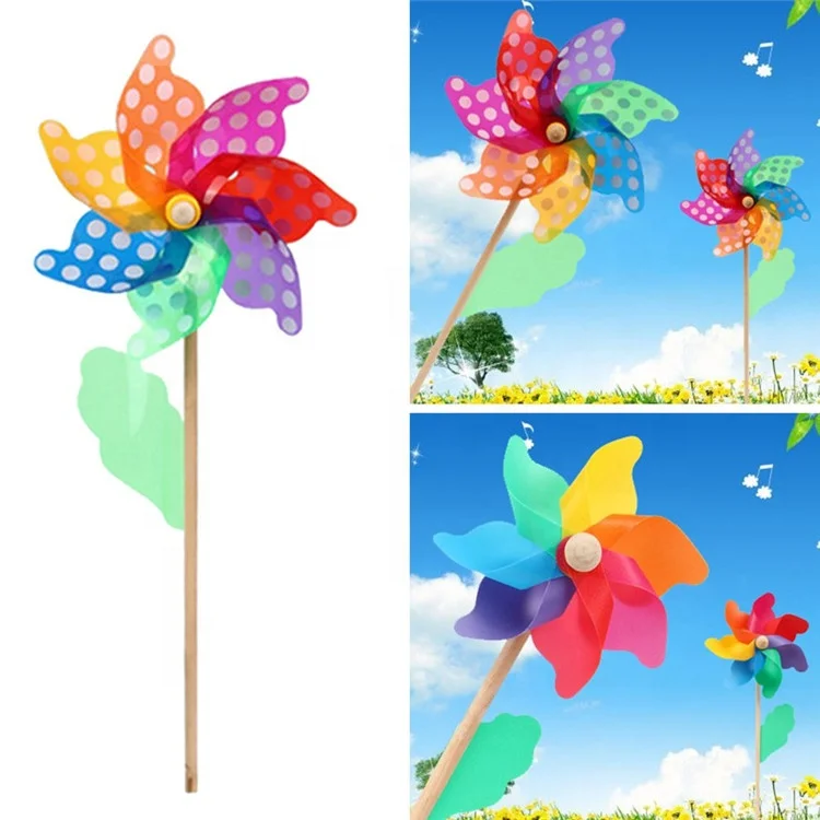 Качественная ветровая модель, подарки от поставщика, фиолетовая деревянная ветровая мельница для детей