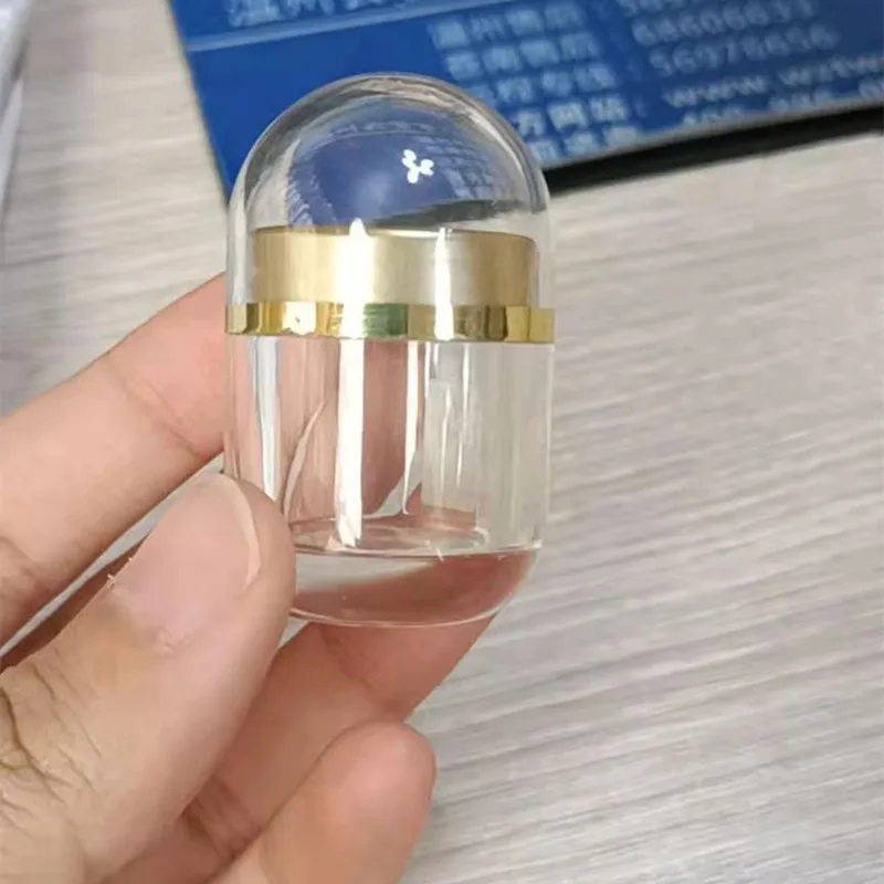 5ml  plastic bottle fashion pill powder bottle with round ball cap