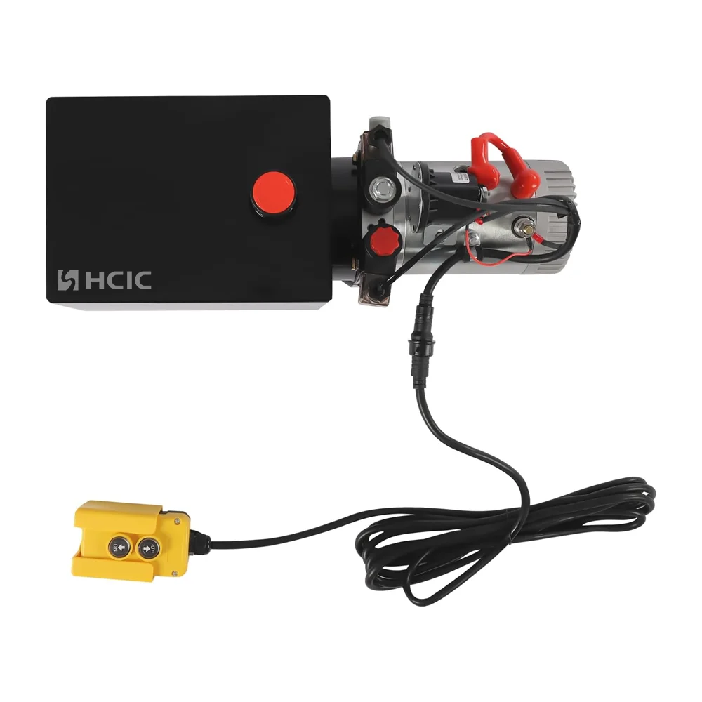 HCIC High Efficiency Hydraulic Power Unit 12V DC 4L Reservoir for Lifting and Pressing Systems