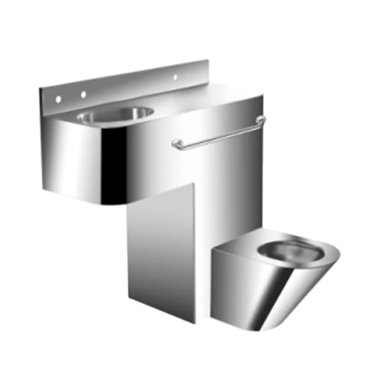 Competitive Price High Quality Prison Toilet Stainless Steel Combined Toilet Bowl With Sink
