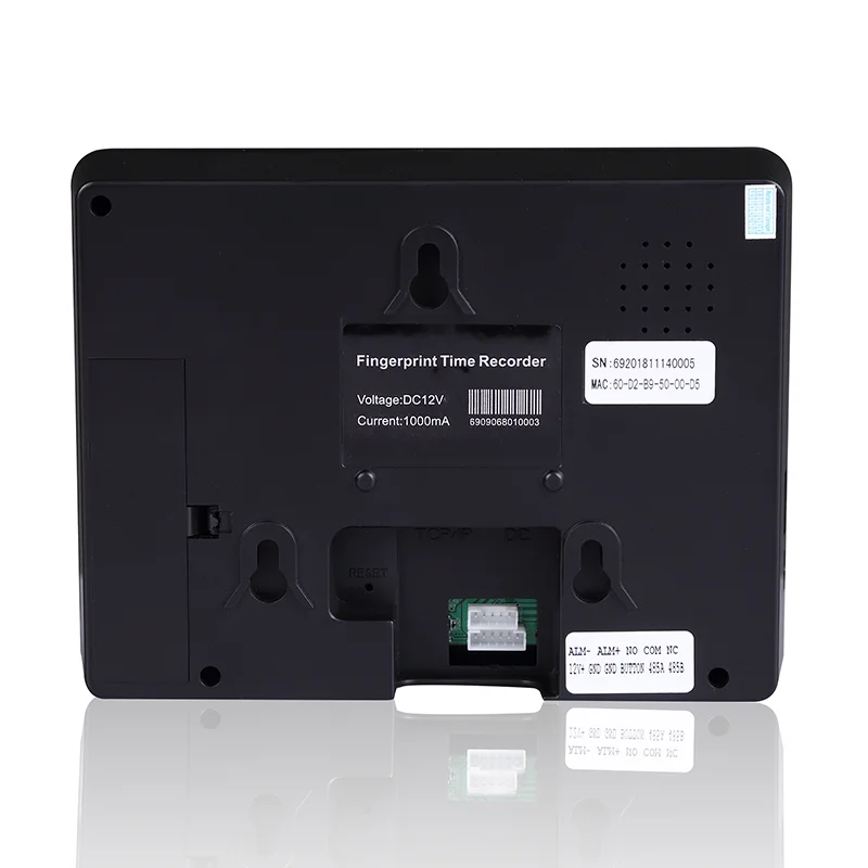 Custom Employee Daily work time Recorder Biometric Fingerprint Scanner TCP/IP USB  Wifi Time and attendance system