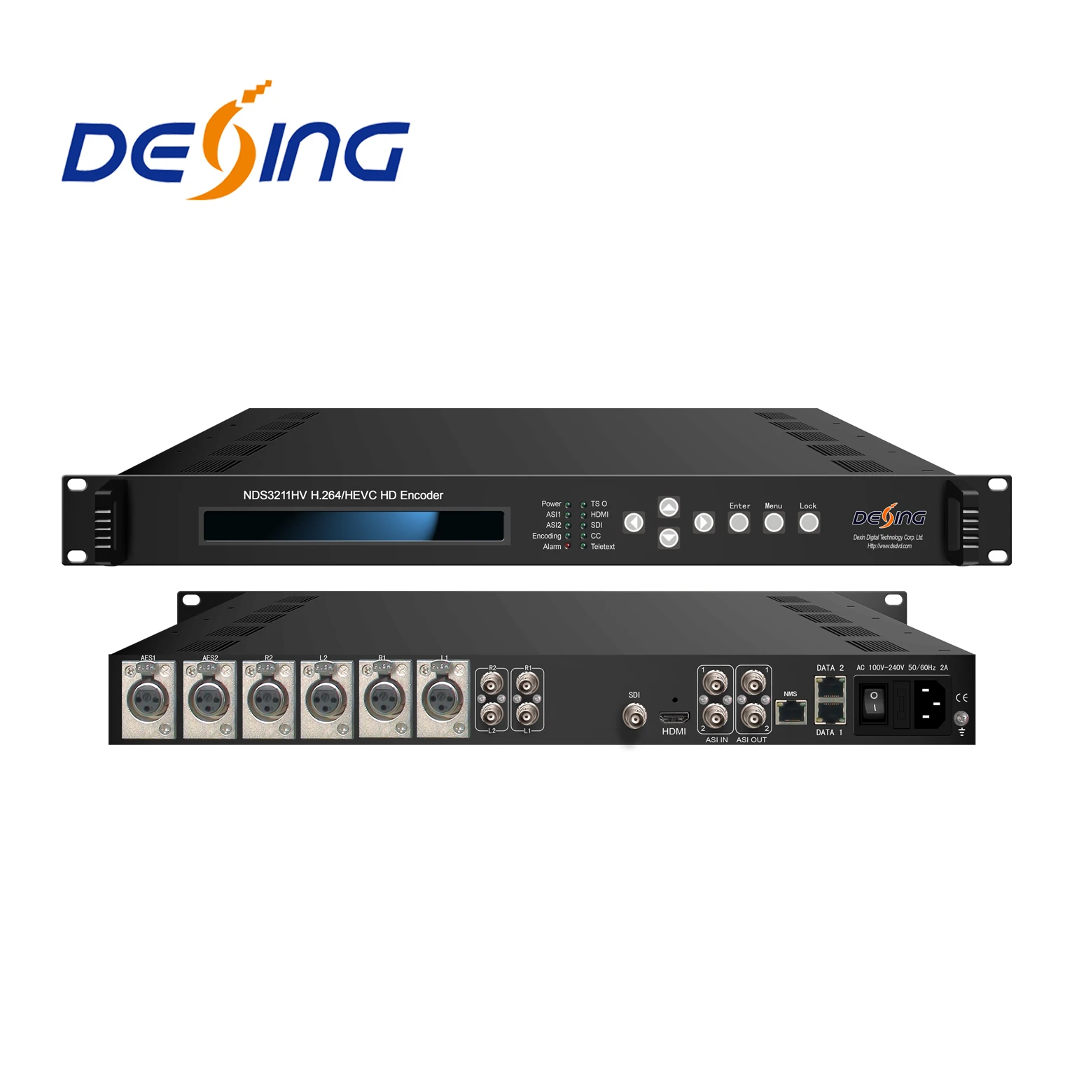 NDS3211HV mpeg4/H.264/HEVC/h.265 HD кодировщик с установкой OSD Профессиональный HDMI кодировщик с установкой логотипа