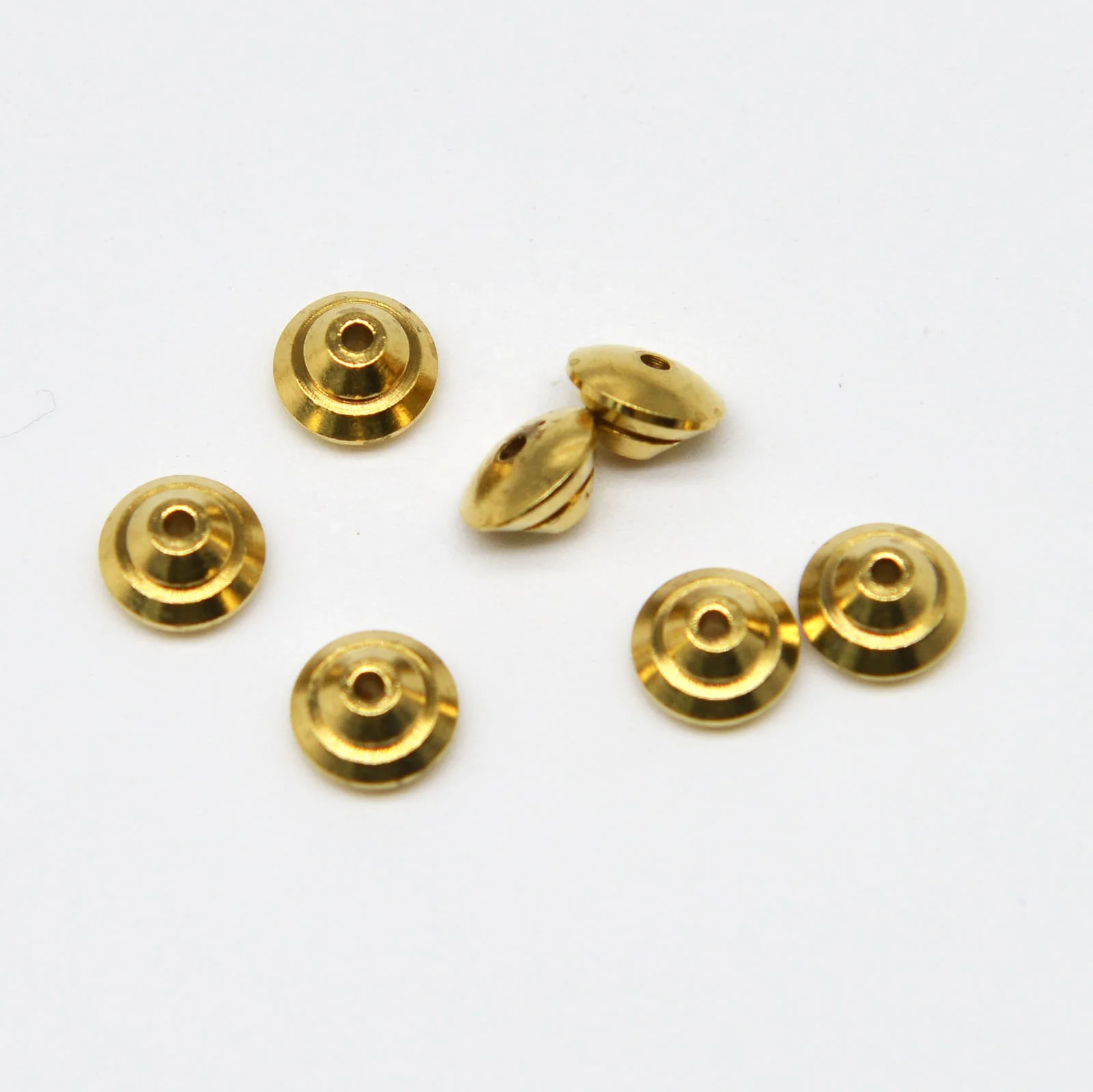 Латунные металлические бусины для рыбалки на заказ 5 мм/6 мм/7 мм латунные вязания мушек