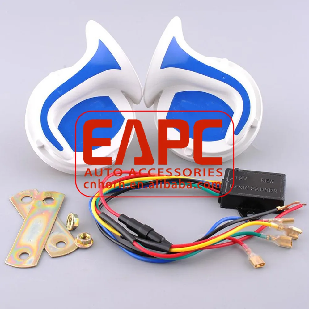 TZ-123 Car horn musical melody 12V horn Electric Digital 22 Tone 18 Sounds klaxon Snail Horn