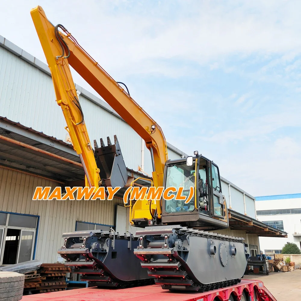 China MMCL MAXWAY  Amphibious Excavator undercarriage pontoon for PC75, PC80 Excavator for sale, Model: MAX80PU
