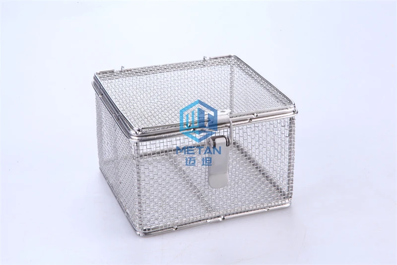Stainless Steel Stamping Wire Mesh Medical Disinfection Basket