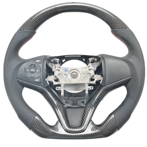 
Most Popular Carbon Fiber Racing Car Steering Wheel for Honda FIT GK5 