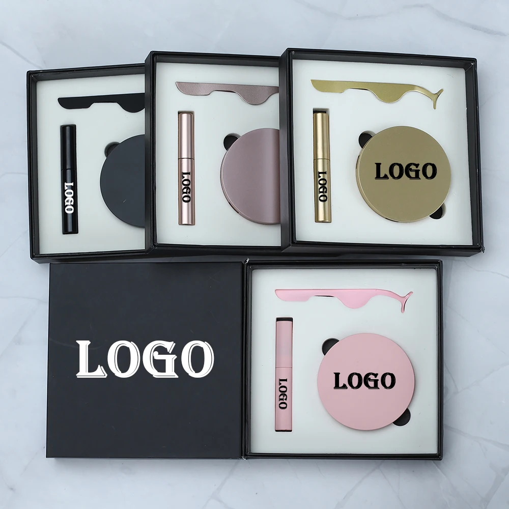 
Magnetic eyeliner and eyelashes mink magnetic eyelashes clip set with magnetic eyeliner waterproof 