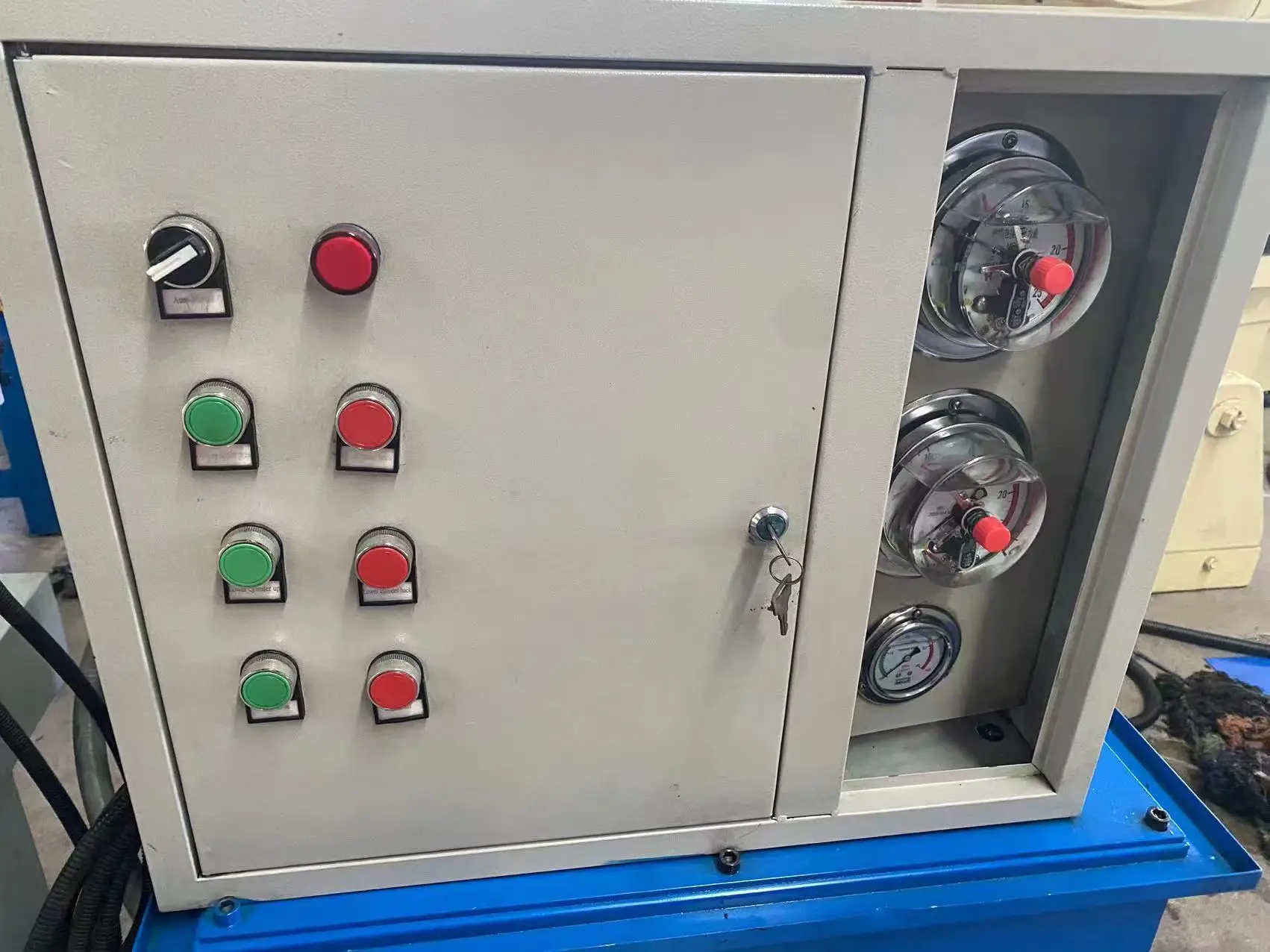 Haide 3d dimensional buckle plate press and roller press machine