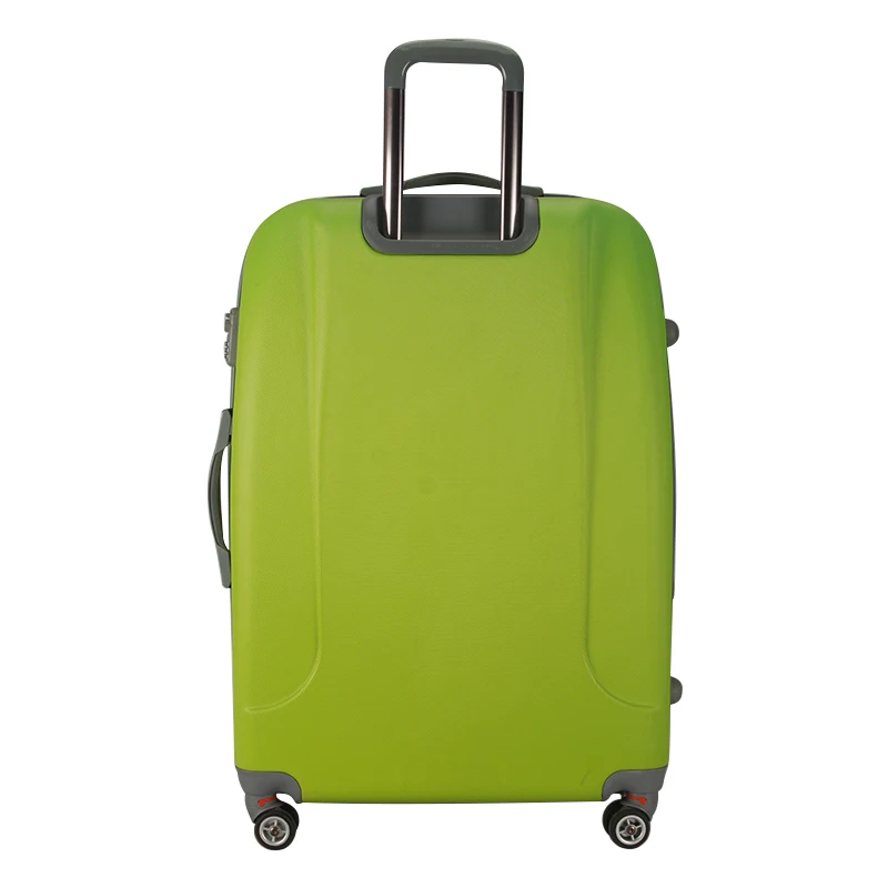 Lemon green super light 20 24 28 inch 3 pieces wholesale traveling luggage sets