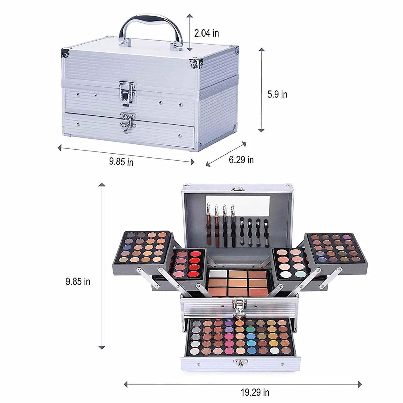 Miss Young Professional Makeup Sets Cosmetic Set Make Up Kit Luxury Wholesale