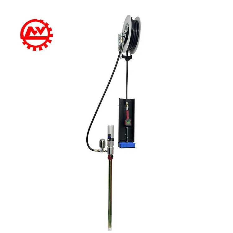 Wall Mount Automatic Pneumatic Piston Lube Drum Pumps Air Operated Barrel Lubricating Oil Pump With Counter