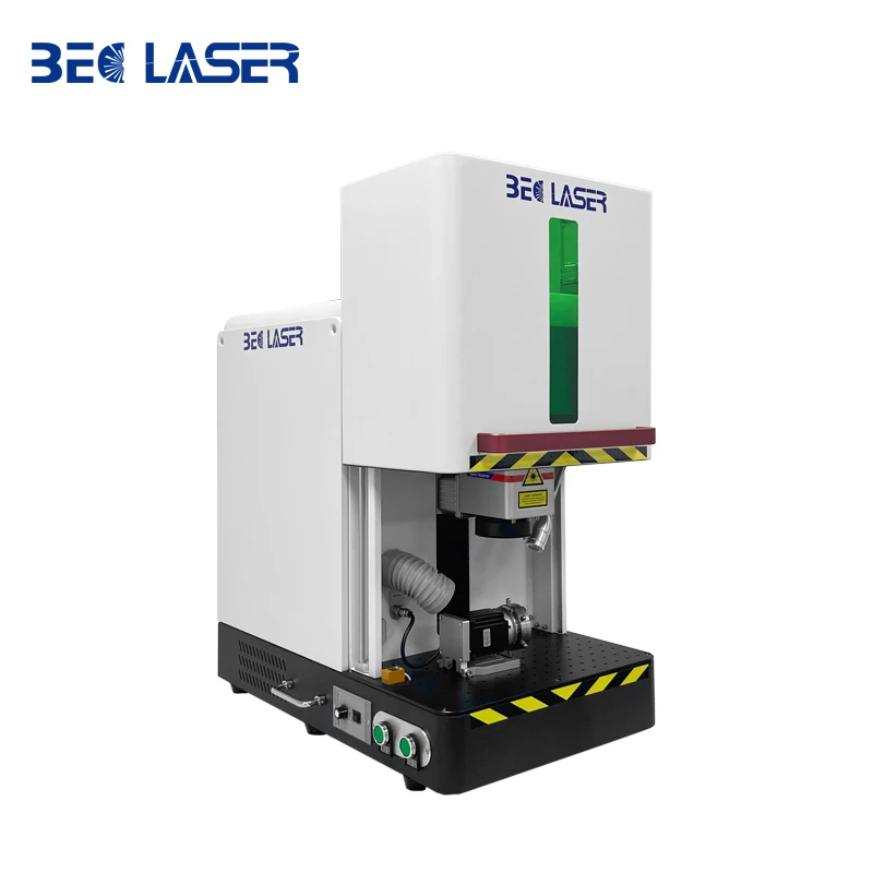 Small Enclosed 50w 80w 100w Fiber Laser Marking Machine Gold Silver Jewelry Laser Engraving And Cutting Machine