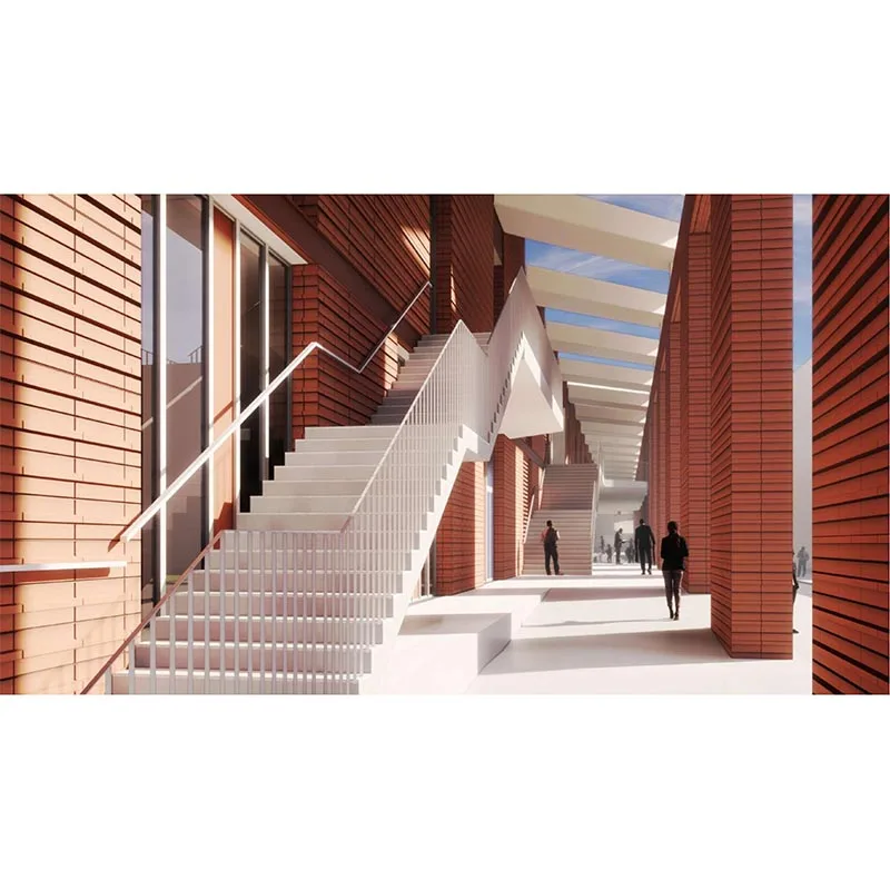 Standard Size Radiation Easy Construction Terracotta Tile Facade Soundproof Seamless Decorative Wall Panels
