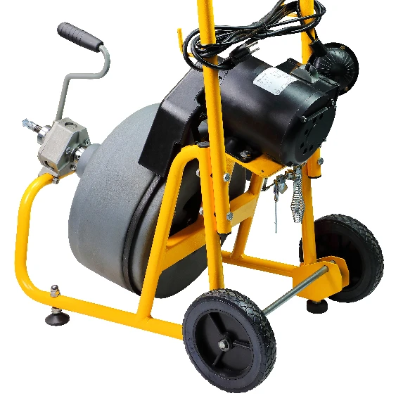 Pipe cleaning Machine Equipped 10mm*25M Cable HongLi AG100