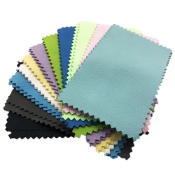 Wholesale custom microfiber chamois suede  for jewelry polishing cleaning silver cloth