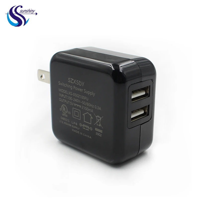 Популярные аксессуары для мобильных телефонов умное usb зарядное устройство путешествий адаптер 5 В 2 1 А два порта со складной вилкой