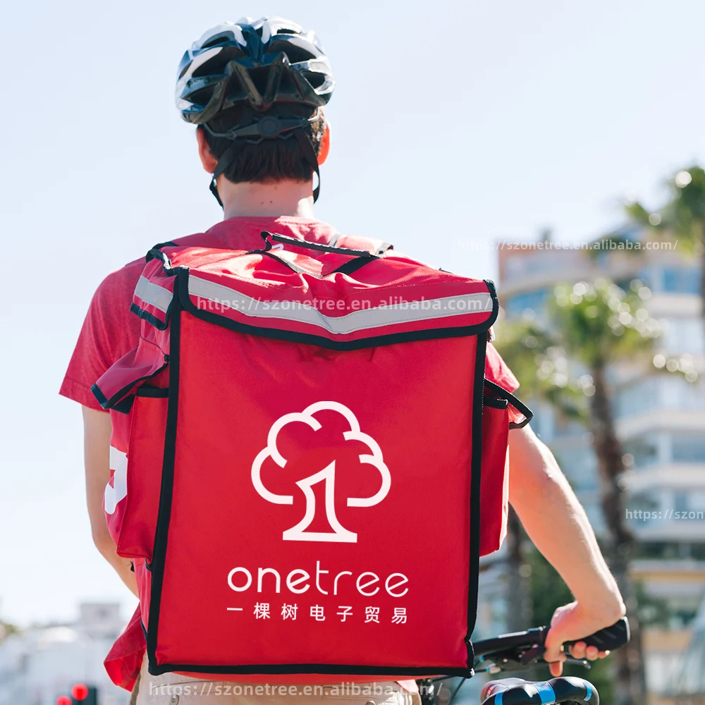 23L X 15H 14W Insulated Bike Fabric  Epp Pack Food Manufacturer Bags Both Clod And Hot Things Courier Bag For Delivery